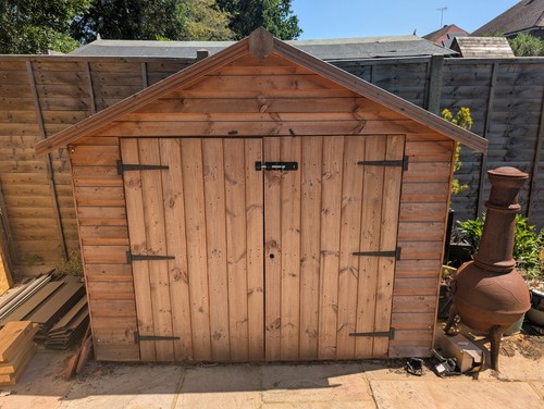 Tiger bike store shed 7x4 - bike,