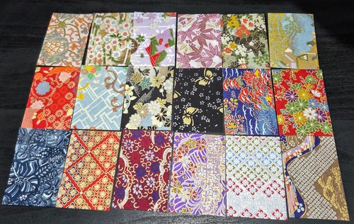 Assorted origami washi papers
