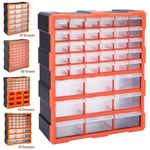 New drawer plastic parts bin - new,