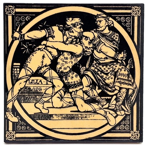 Minton fireplace tile early - fireplace,
