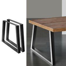 2x Industrial Metal Table Legs
