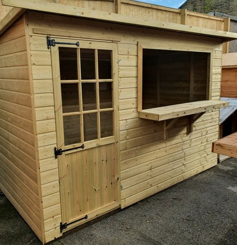 10x4 garden bar - 10x4, wooden