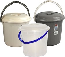 Plastic Bucket 15L With Lid