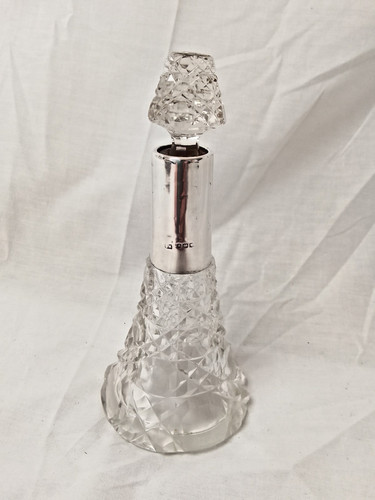 Edwardian cut crystal glass - crystal,