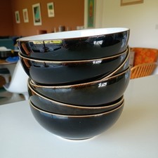 6 x Denby Everyday Black