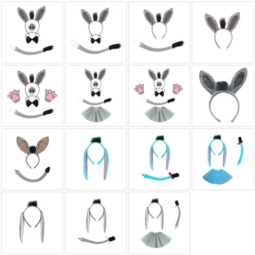Donkey costume set with - with,