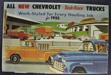 1955 chevrolet truck brochure - truck,