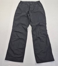 PETER STORM Trousers 32L Black Men's Polyester Cotton Cargo Outdoor