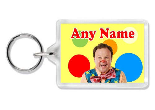 Personalised tumble keyring - personalised,