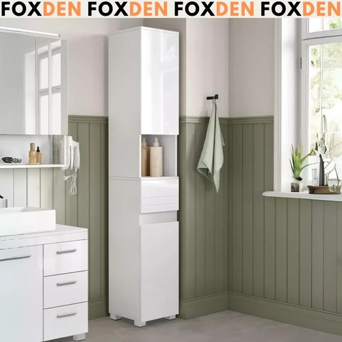 Modern tall bathroom cabinet - bathroom,