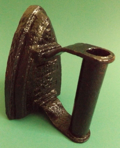 Antique flat iron door stop - antique,