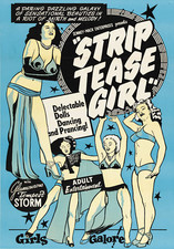 JOB LOT X 5 VINTAGE BURLESQUE