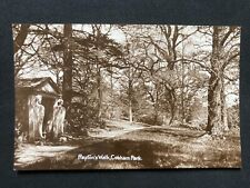 Reptons Walk, Cobham Park Surrey Real Photo Vintage Postcard A18