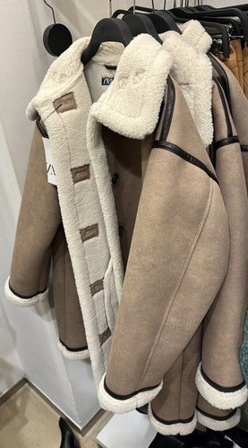 Zara double faced - coat, with