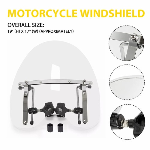 X17 large clear motorcycle - 19"x17"large,
