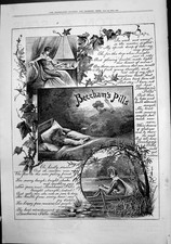 Old Print Maiden Sick Bed