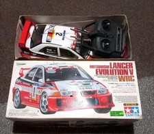 Tamiya Mitsubishi Lancer Evolution V TA03F chassis 1:10th scale RC car wrc.