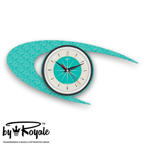 Mid century modern - modern, clock