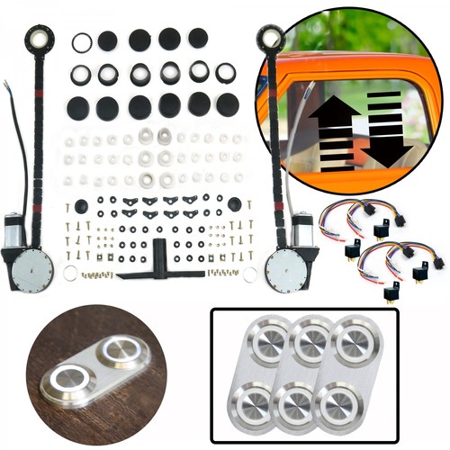 Door power window kit with - 2-door,
