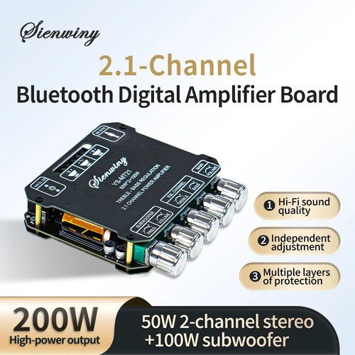 200w bluetooth audio amplifier - 200w,