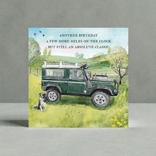 Land rover sheep dog - rover,
