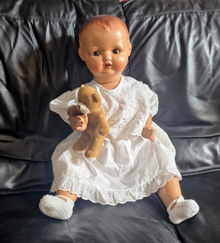 Large vintage pot doll - pot,