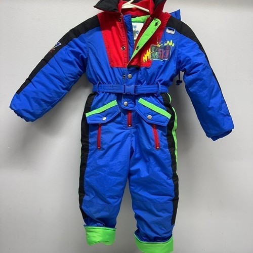 80s kids snowsuit