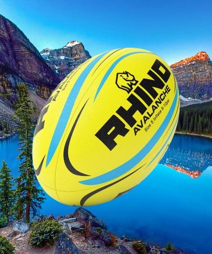 Yellow rugby ball - yellow,