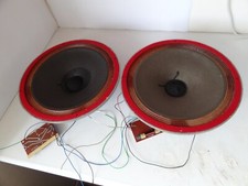 Richard Allen CG12 Bass Units for Vintage Speakers x2 with crossovers