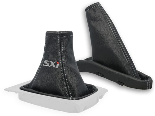 Gear handbrake gaiter leather - handbrake,