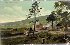 PWLL NR LLANELLY FROM RAILWAY CROSSING C1910 BOOTS POSTCARD