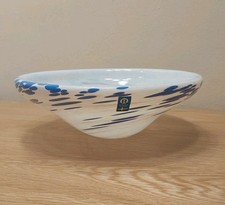 Bergdala Sweden Art Glass Blue