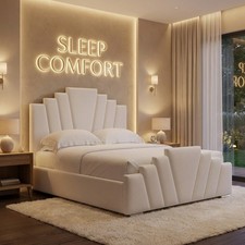 Art Deco Sunrise Crown Bed