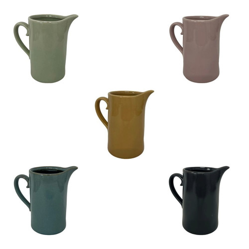 Stoneware glazed jug - stoneware, jug,