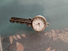 Quartz Watch Keyring. Novelty watch new battery good condition 