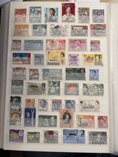 Selection Of Queen Elizabeth  II stamps from the Commonwealth   (Alb 11)