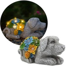 GARDEN DOG ORNAMENT SOLAR