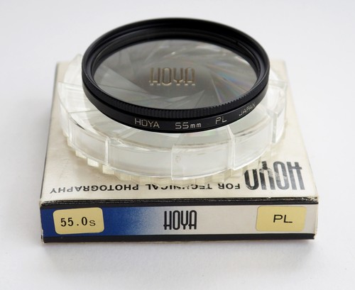 Hoya 55mm polarising filter - hoya,