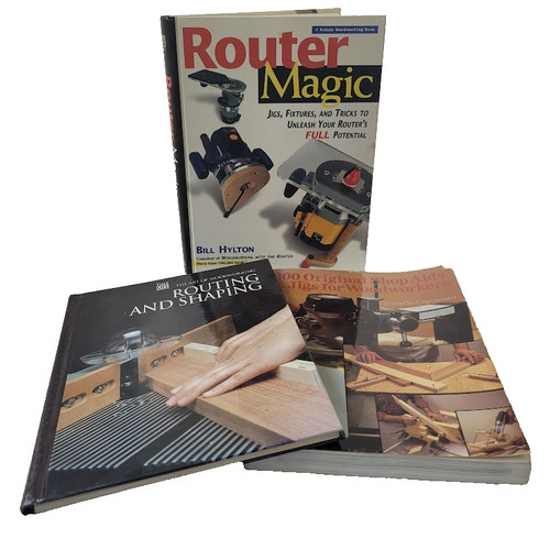Wood router book bundle lot - book, x3