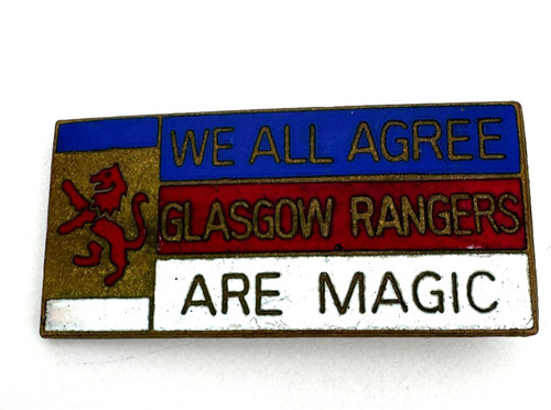 Vintage glasgow rangers enamel - vintage,