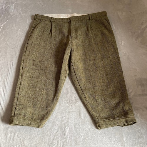 Tweed breeks mens w42 - tweed, green