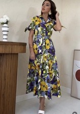Zara floral printed belted - zara,
