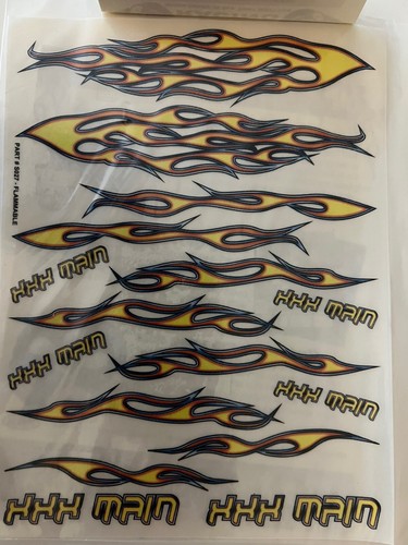 Xxx main car flag decal - main, rc
