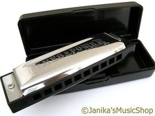 Professional swan blues power harmonica+case harp B key 10 hole 3 octaves