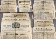 BOSTON newspapers COLLECTION