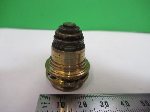 Antique brass objective - brass,