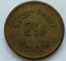 Old Bell Fruit Machine Token 