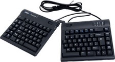 Kinesis Freestyle 2 Adjustable Keyboard UK Curved Ergonomic PC Win USB-C BOXED