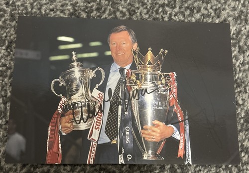 Alex ferguson signed autograph - alex,