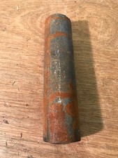 097a  Old Longcase Clock Weight Cast Iron with Hollow Core approx 5kg